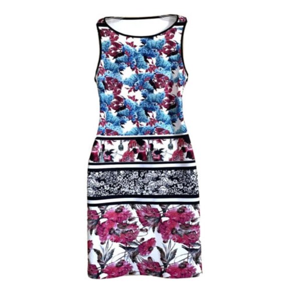 Clover Canyon x Revolve Floral Garden Scarf Dress Medium Bodycon Going Out Party - Picture 3 of 9